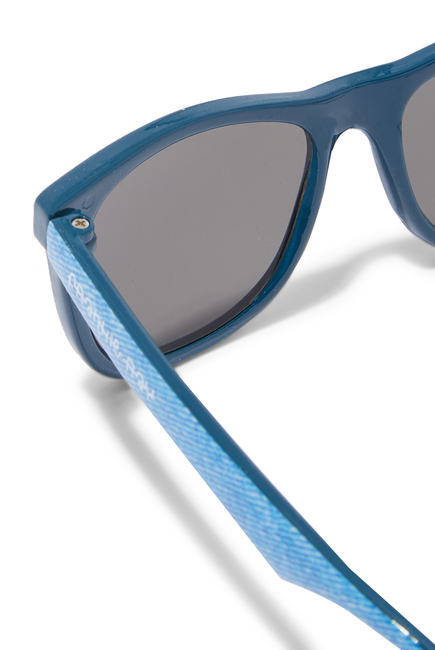 نظارة شمسية وايفارير بطبعة دينم أزرق